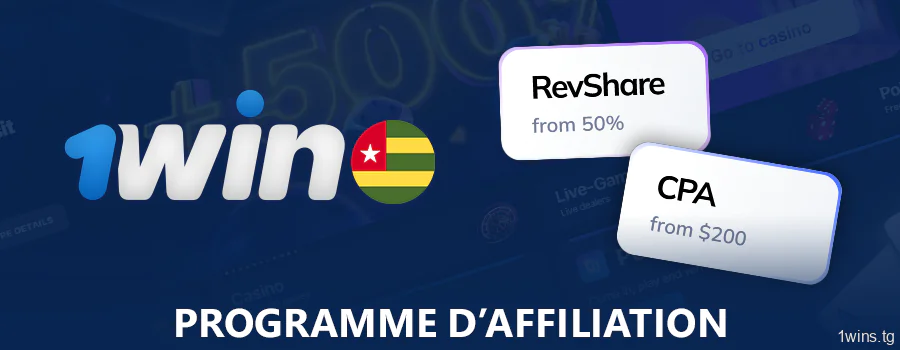 Programme d'affiliation de 1Win au Togo