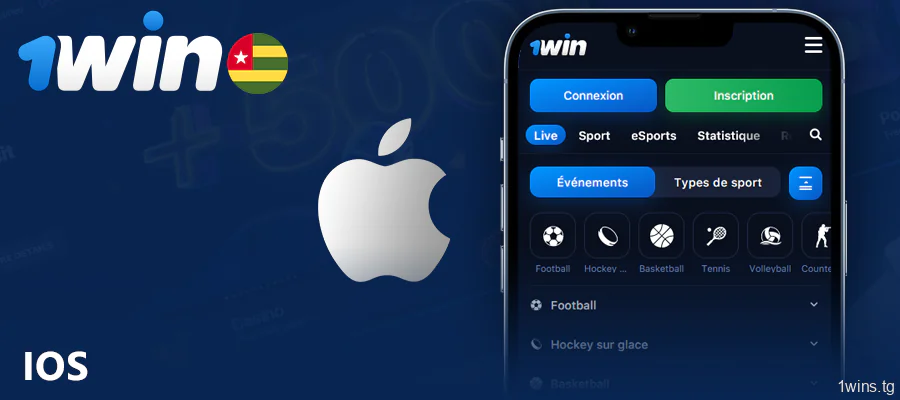 L'application mobile 1Win pour iOS