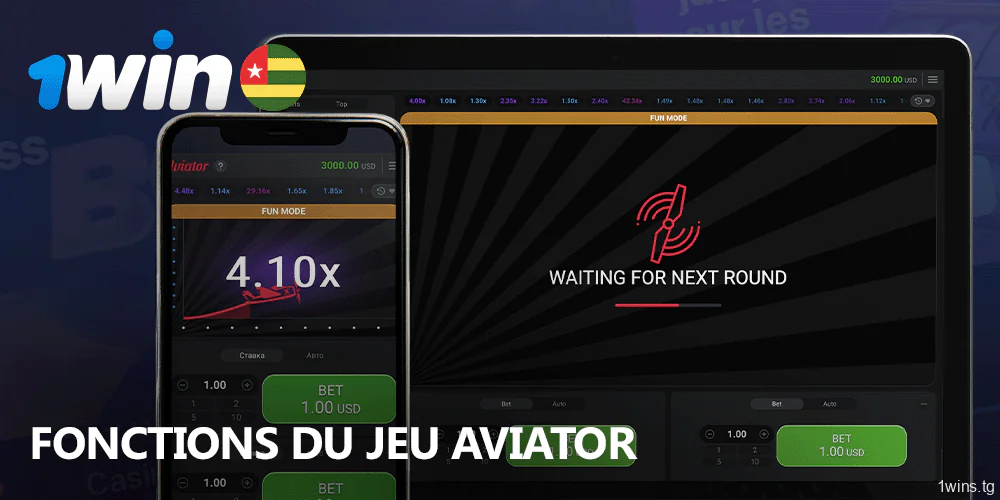 Aviator est également disponible sur l'application mobile 1win