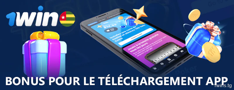 Offres de bonus pour l'installation de l'application 1Win pour les joueurs du Togo