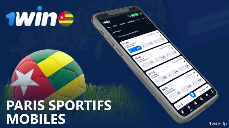 Les paris sportifs sur l'application 1Win au Togo