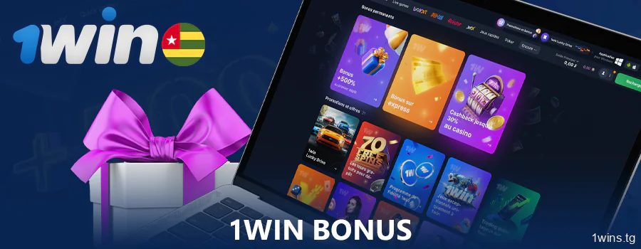 Bonus disponibles sur le site de 1Win