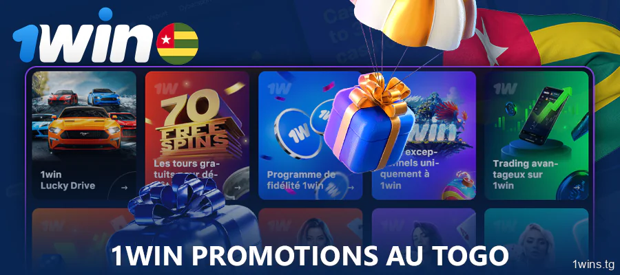 1Win bonus pour les joueurs du Togo