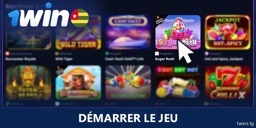 Lancer le jeu sélectionné sur 1Win Casino