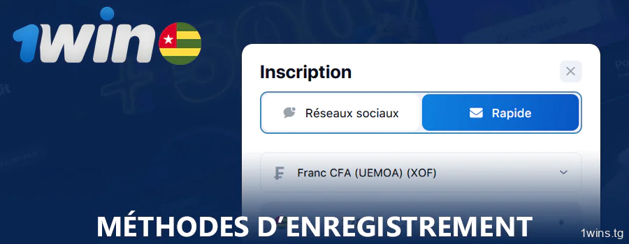 Deux méthodes d'inscription à 1Win - rapide et via les réseaux sociaux