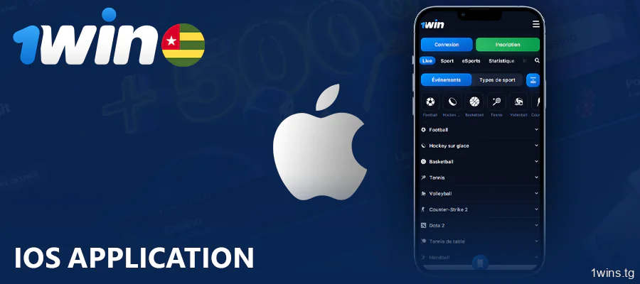 L'application mobile 1Win pour iOS