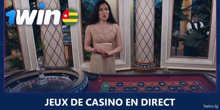 Jouer aux jeux avec croupier en direct sur 1Win casino en direct