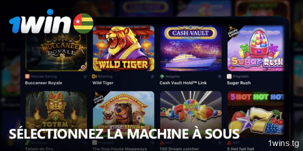 Sélectionnez le jeu auquel vous souhaitez jouer sur 1win