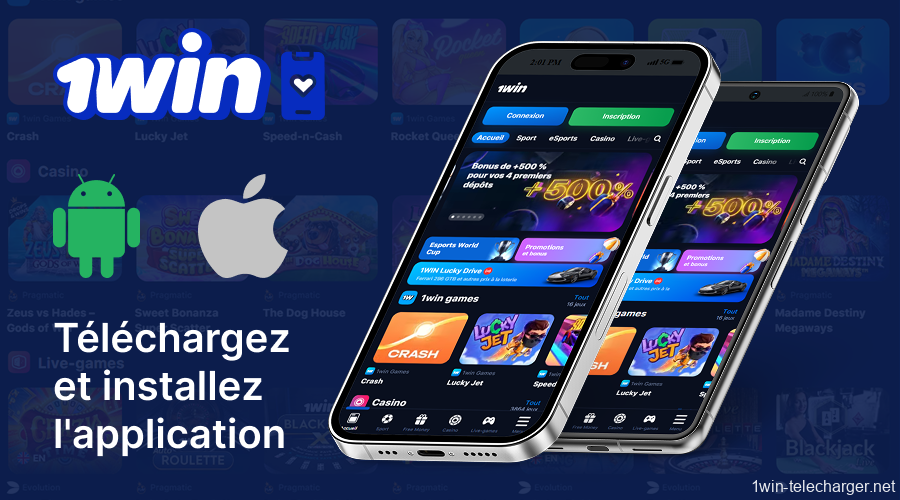 L'application 1Win est disponible pour les appareils iOS et Android