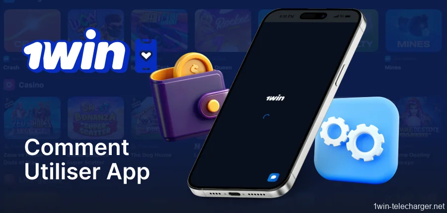 Vous pouvez créer un compte, effectuer un dépôt et commencer à jouer sur l'application 1win